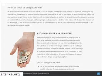www.budgetskemaet.dk