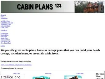 cabinplans123.com