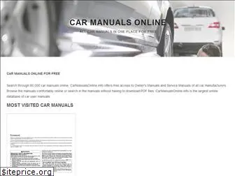 carmanualsonline.info