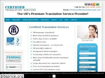 certifiedtranslationservices.co.uk