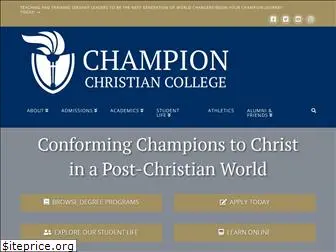 championchristiancollege.com