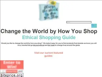 changetheworldbyhowyoushop.com