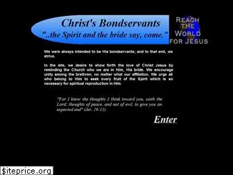christsbondservants.org