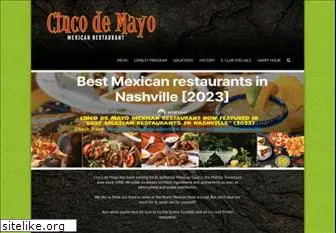 cincodemayomexicanrestaurant.com