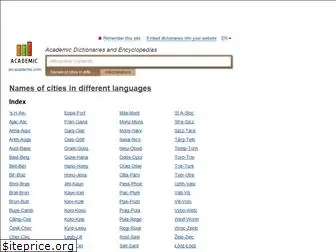 cities_names.en-academic.com