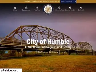 cityofhumble.com