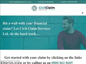 civilclaimservices.co.uk