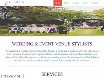 claresweddings.com