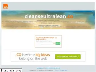 cleanseultralean.co