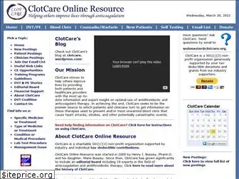 www.clotcare.com