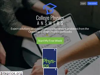 collegephysicsanswers.com