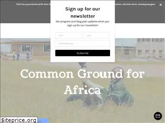 commongroundforafrica.org