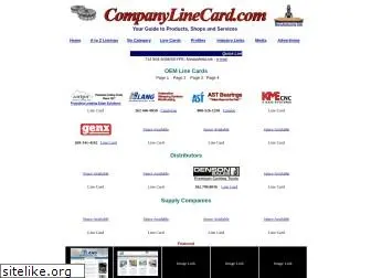 companylinecard.com