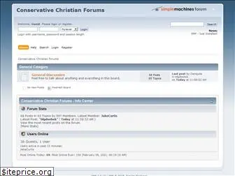 conservative-christian-forums.com
