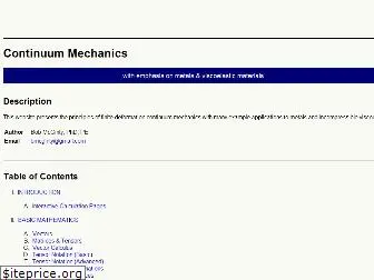 continuummechanics.org