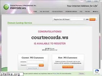 courtrecords.ws