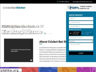 cricketbatsticker.com