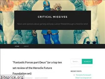 criticalmissives.com