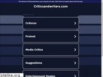 criticsandwriters.com