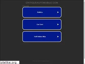 critiqueautomobile.com