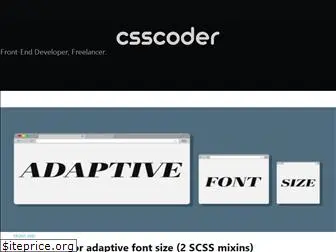 csscoder.pro