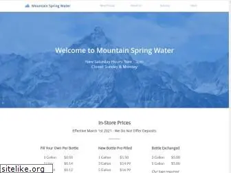 ctmountainspringwater.com