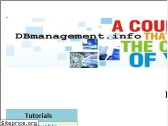 dbmanagement.info