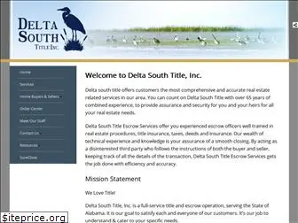 deltasouthtitle.com