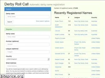 derbyrollcall.com
