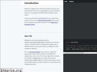 docs.algorithmia.com