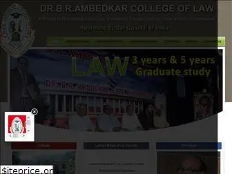 drbrambedkarcollegeoflaw.com