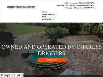 driggersseptictanks.com