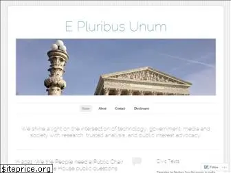 e-pluribusunum.org