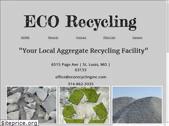 ecorecyclinginc.com