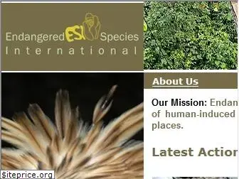 endangeredspeciesinternational.org