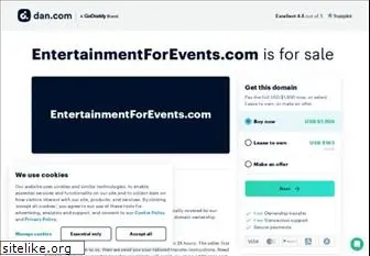 entertainmentforevents.com