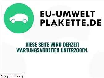 www.eu-umweltplakette.de