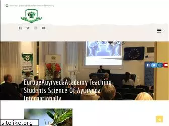 europeayurvedaacademy.org