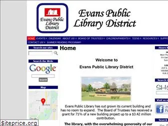 evanspubliclibrary.org