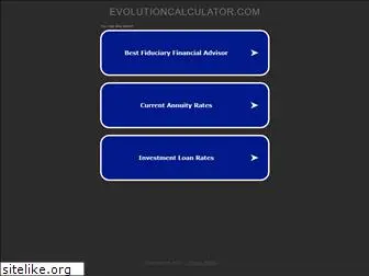 evolutioncalculator.com