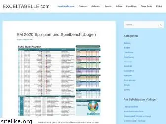 exceltabelle.com