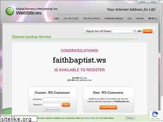 faithbaptist.ws