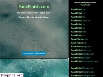 fauxfinish.com
