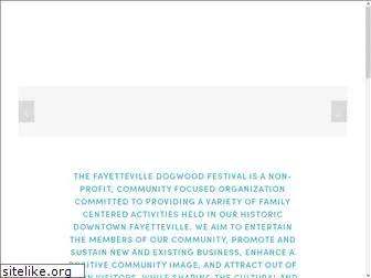 fayettevilledogwoodfestival.com