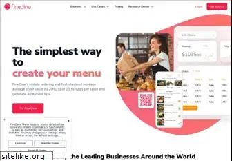 finedinemenu.com