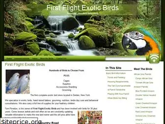 firstflightexoticbirds.com