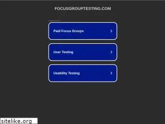 focusgrouptesting.com
