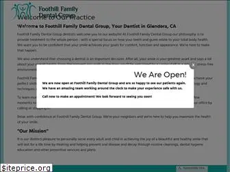 foothillfamilydentalgroup.com