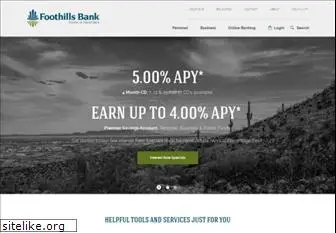 foothillsbank.com