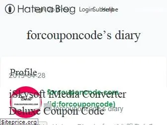 forcouponcode.hatenablog.com